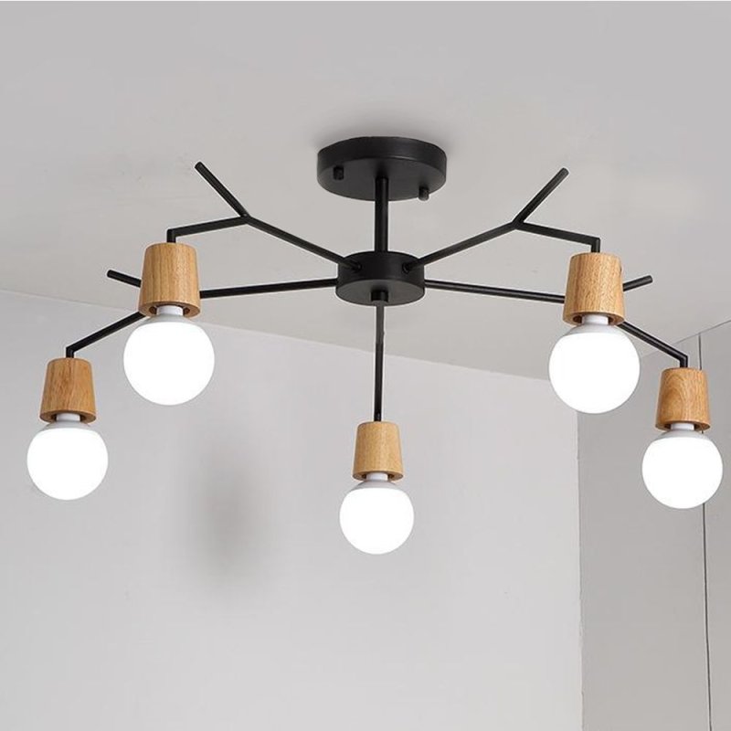 Pendant Lamp TOOLIGHT APP694-5C Scandinave Metal 5-light points E27 88x88x26cm