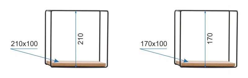 SHELF TUTUMI SF-Z2 2SZT BLACK