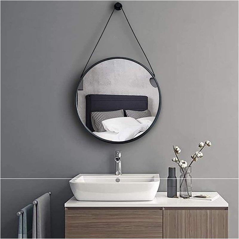 Mirror with Strap REA CFZL-MR065 65cm Black