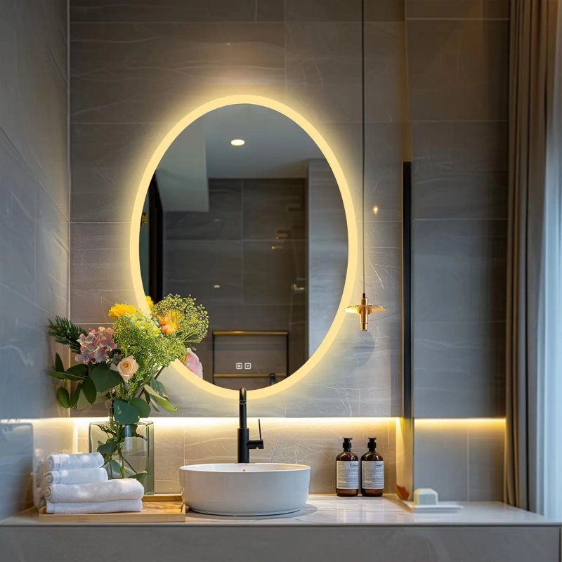 MIRROR TUTUMI LED WWA 60X80CM CHROME