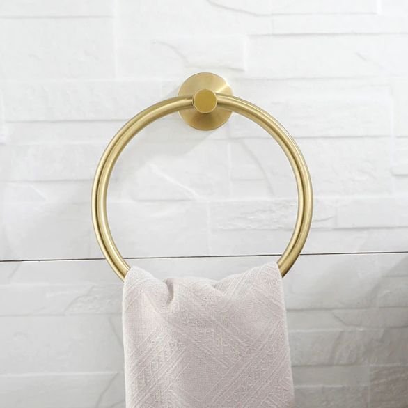 Bathroom hanger 332915B MIST 05 BRUSH GOLD