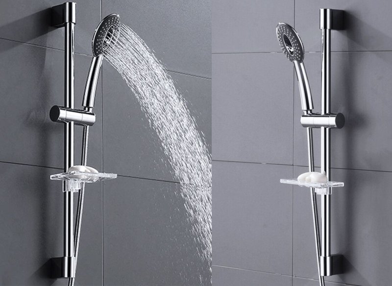 Handheld shower head holder 01 Black