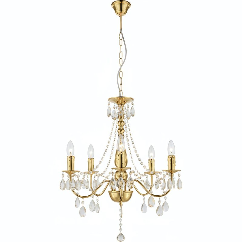 PENDANT CEILING LAMP TOOLIGHT EBT015-5CP GOLD