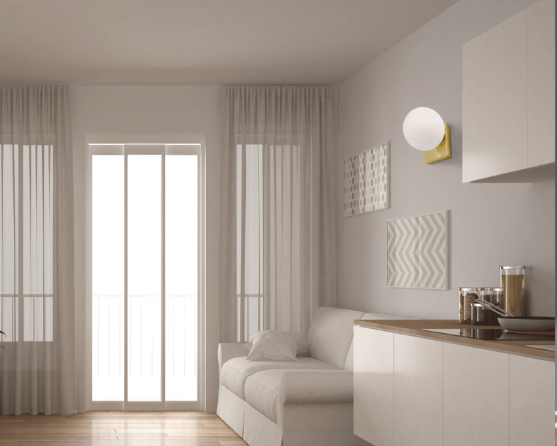 Wall Light Toolight APP1009-1W E27 white
