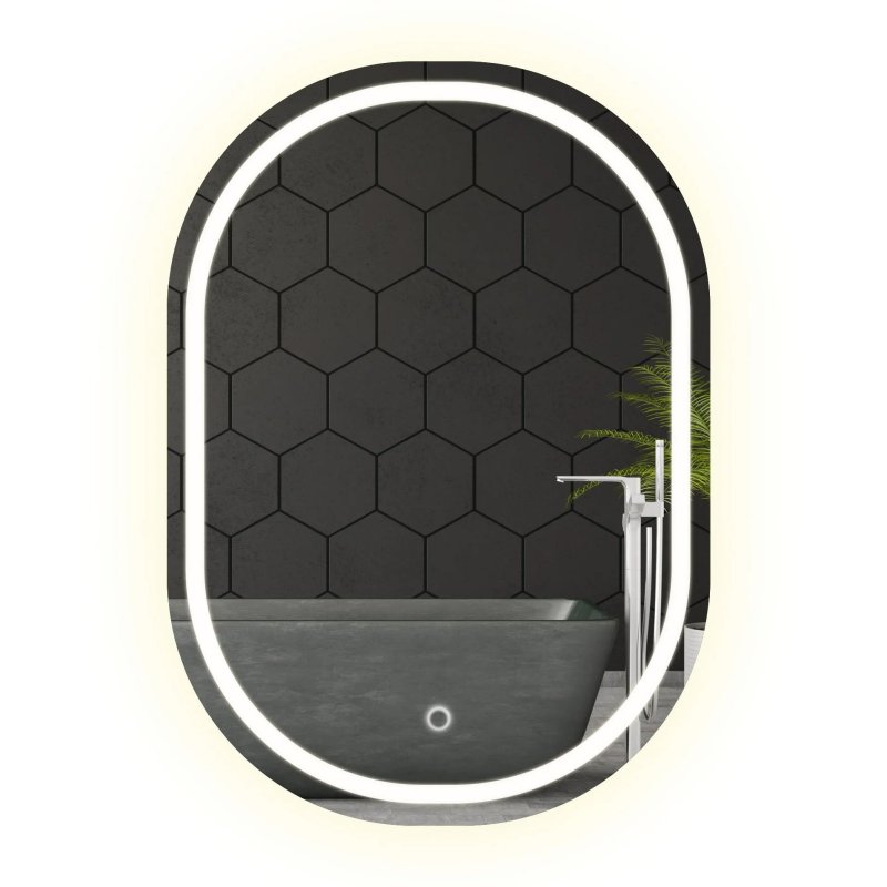Bathroom LED Mirror REA P10408 80x60cm