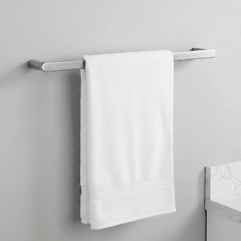 Set Of Bathroom Hangers Rea Mati Brush Nickel