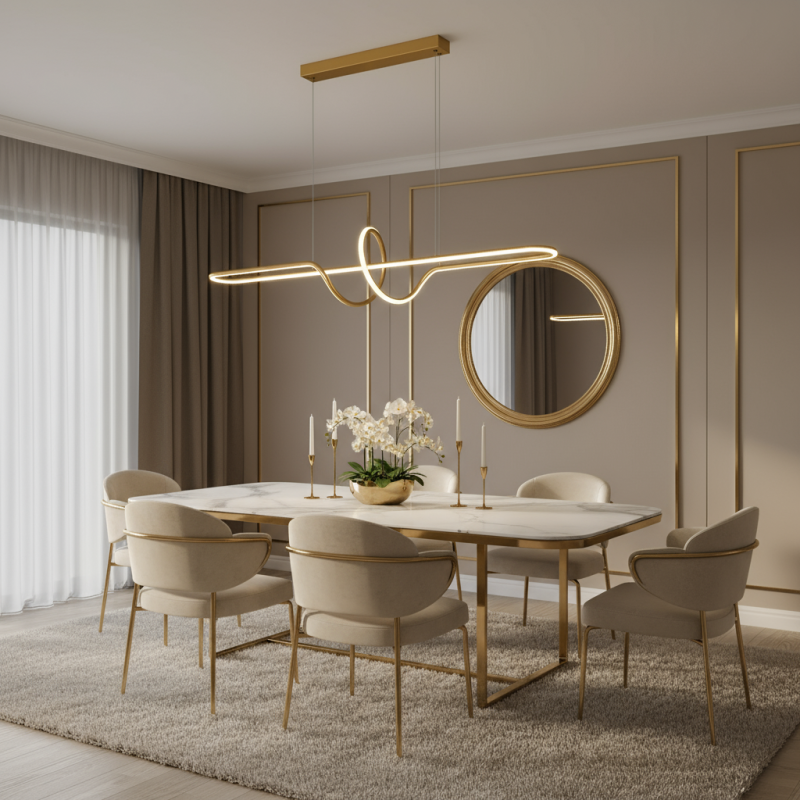 PENDANT CEILING LAMP TOOLIGHT LHJ038-CP GOLD