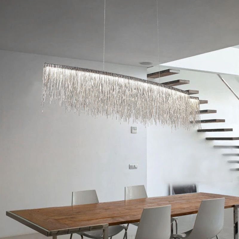 Pendant LED Lamp TOOLIGHT APP891-CP CHAIN 1-light point 38 W 22,5x100cm