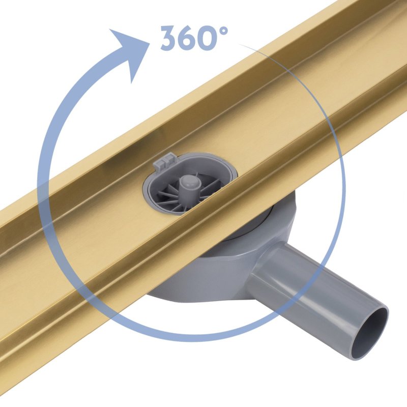 Linear Drainage REA Neox Pro Brush Gold 90