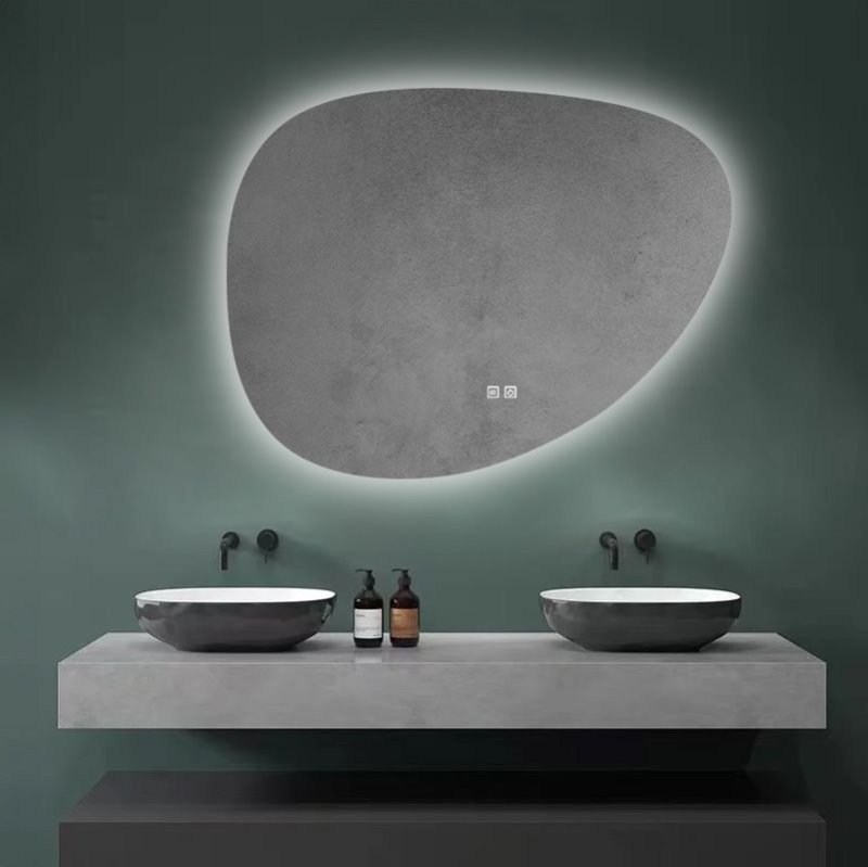 MIRROR REA LED H142 86X63CM TRANSPARENT