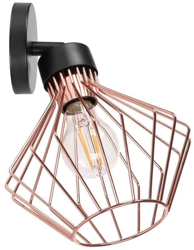 Wall Light Toolight APP534-1W E27 rose gold / black