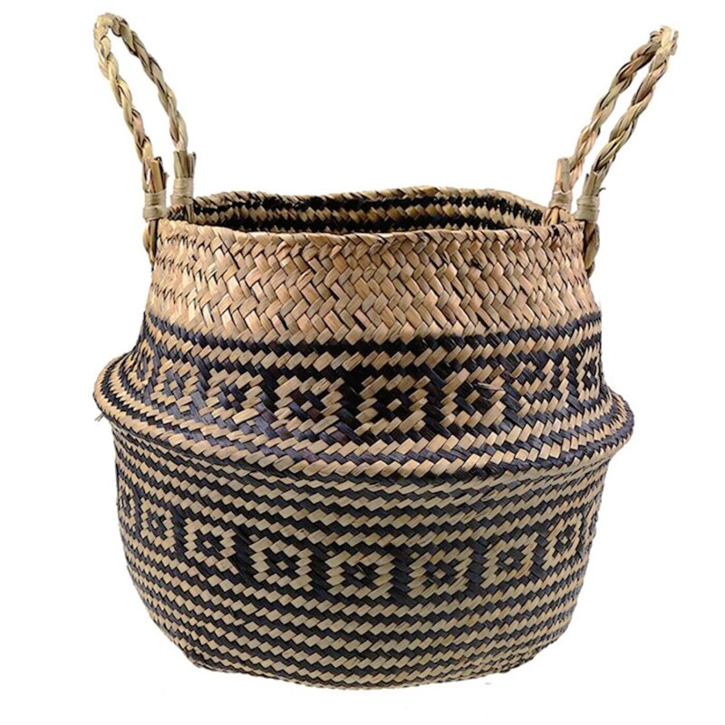 Natural boho-style basket 322177