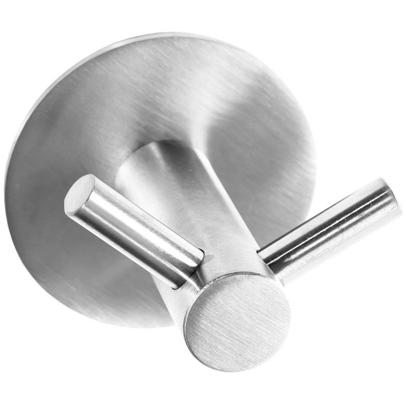 Bathroom hook hanger REA Brushed steel 322216