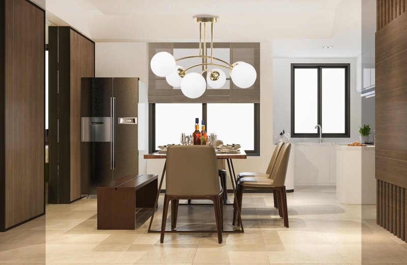 LAMP APP1577-5CP GOLD MAT