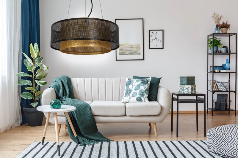 Pendant LED Lamp TOOLIGHT APP1000-CP Mesh 1-light point 24W 40x40x15-105cm