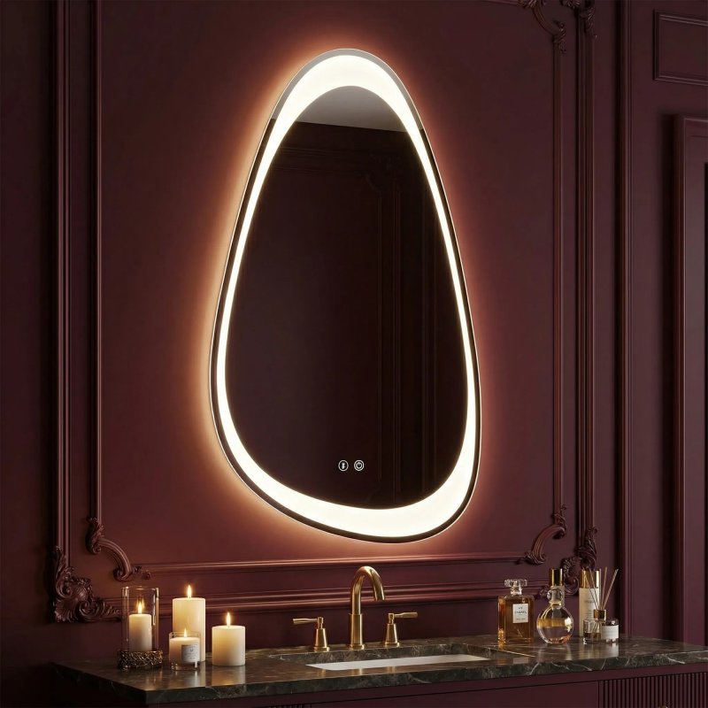 Mirror Rea Art 90X50 Led Transparent