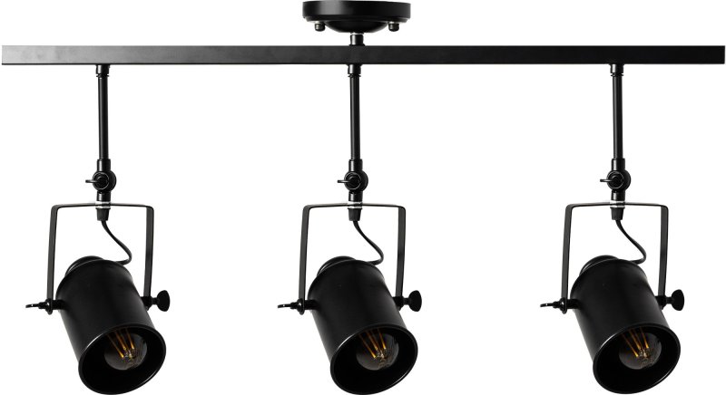 Pendant Lamp TOOLIGHT APP487-3C SPOT 3 Black 3-light points E27 10,5x70x38cm