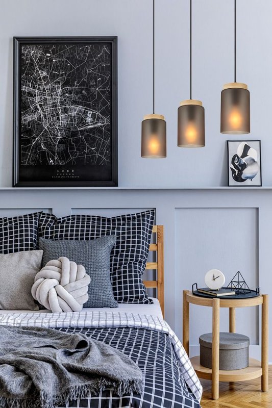 CEILING LAMP CHANDELIER TOOLIGHT APP1812-3CP GREY