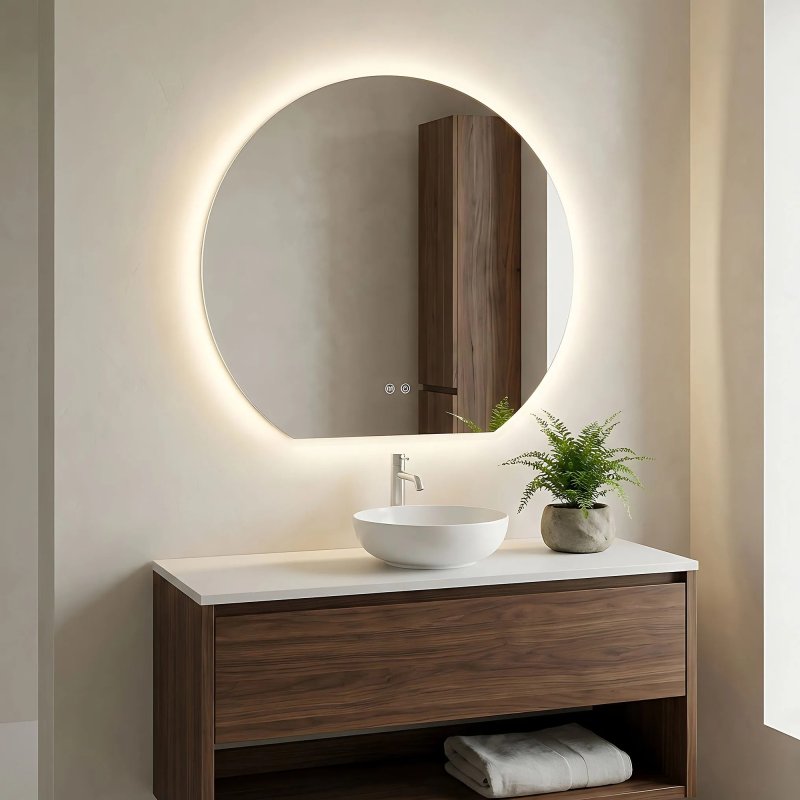 MIRROR REA FABIO 80 LED