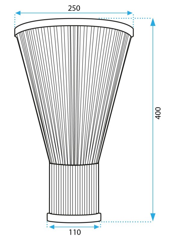 Wall Light Toolight APP1272-1W E27 brown