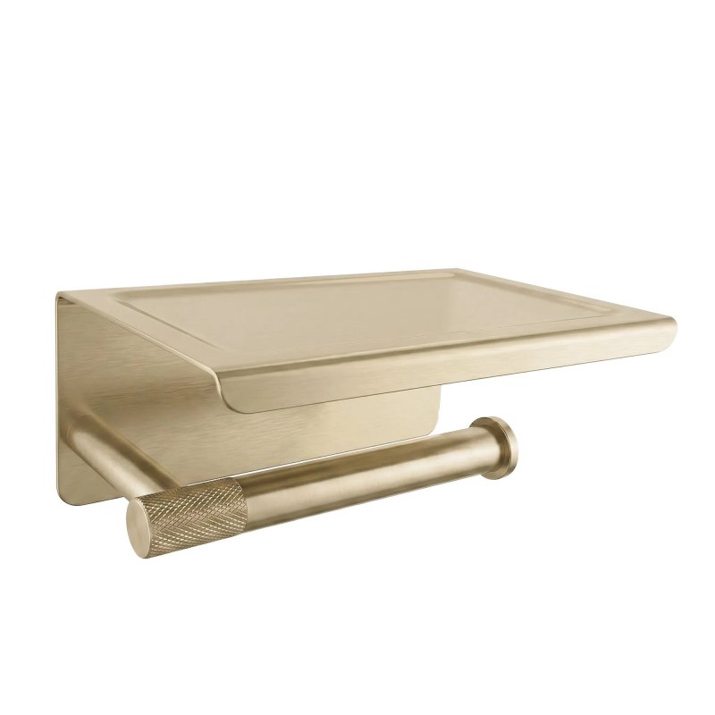 Paper Holder Rea 6613 Modern Brush Gold