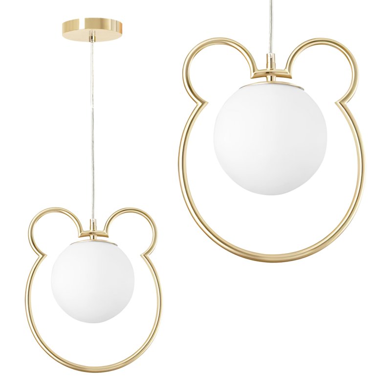 CEILING LAMP CHANDELIER TOOLIGHT G105-1W GOLD WHITE