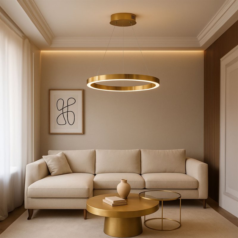 LED PENDANT LAMP TOOLIGHT LHJ051-CP1 40 GOLD, BRUSHED GOLD