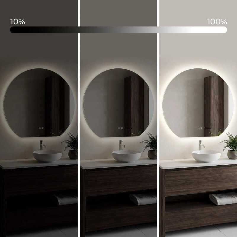 MIRROR REA FABIO 80 LED