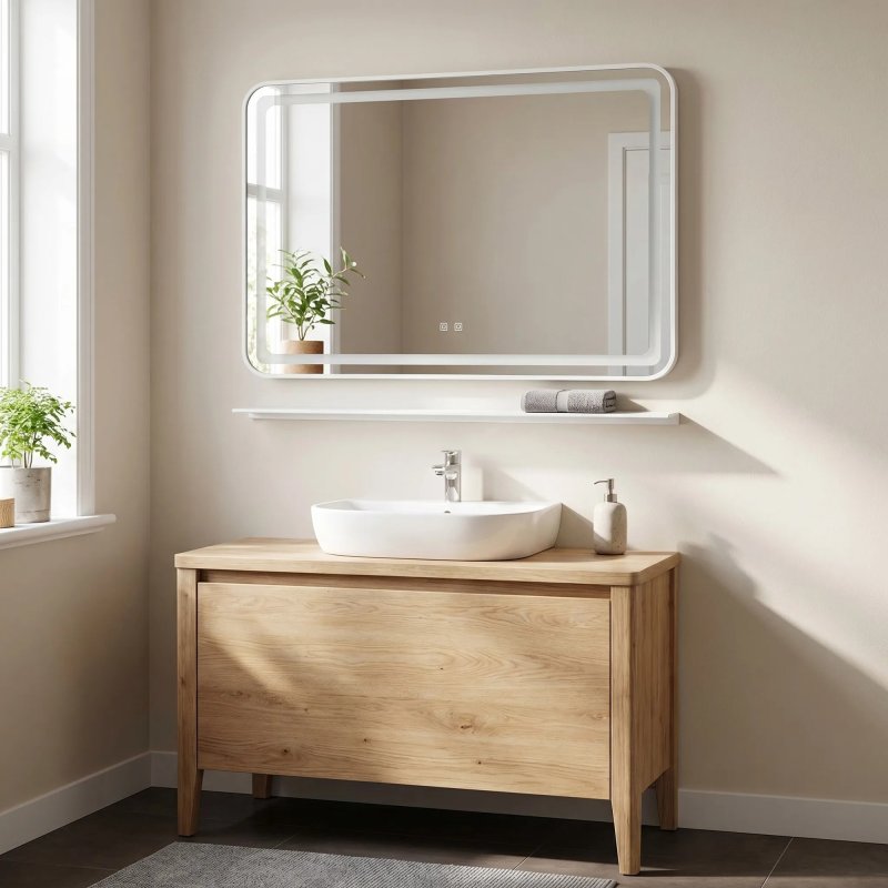 Mirror Rea L-8060 Led Transparent