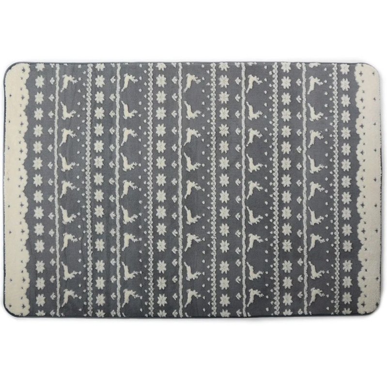 PLUSH CARPET CLOVER BERGEN GREY 1.60*2.30