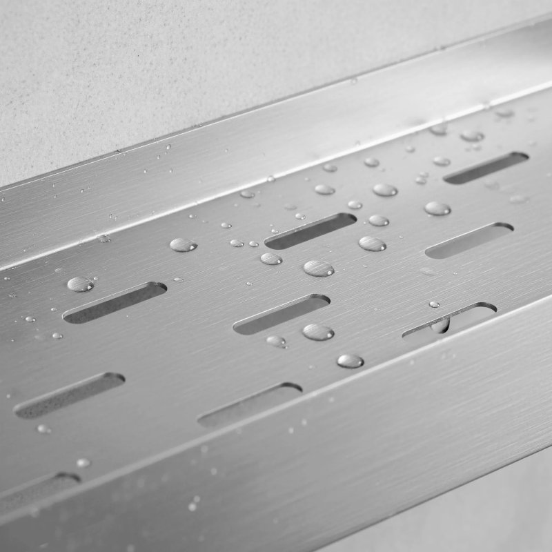 BATHROOM SHELF REA SF03-600 60CM BRUSH STEEL