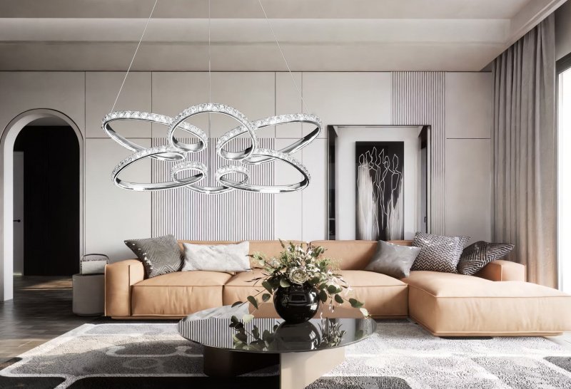 CEILING LAMP CHANDELIER TOOLIGHT G002-CP CHROME