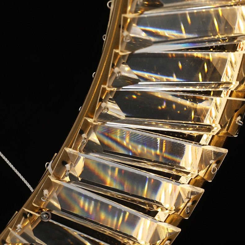 Pendant LED Lamp TOOLIGHT APP1201-CP Gold Crystal