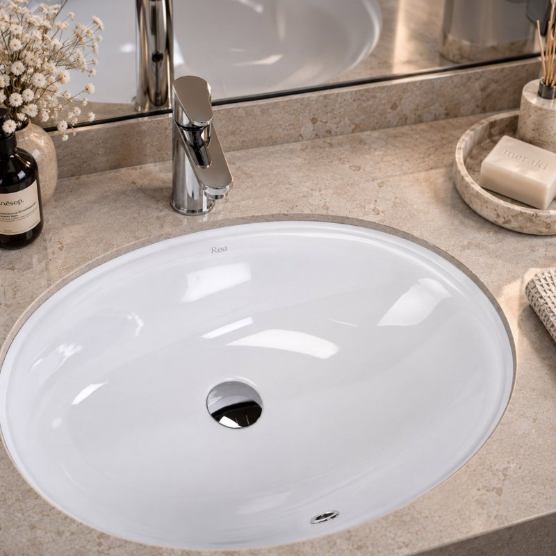 Rea Inset Washbasin Niva