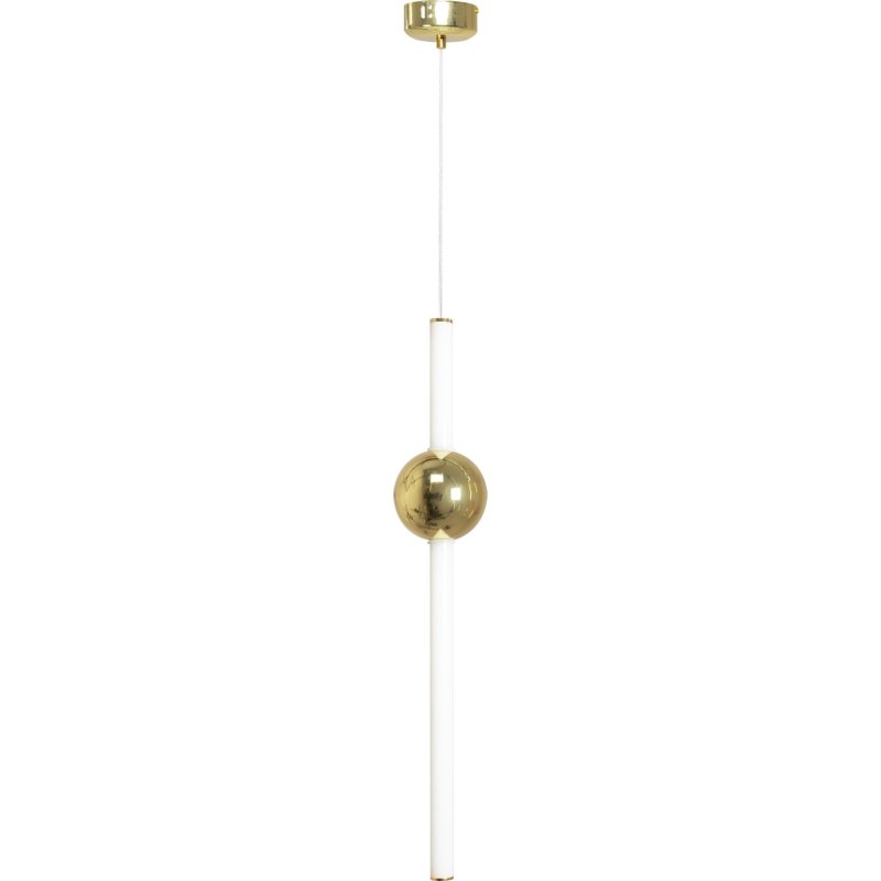 Pendant LED Lamp TOOLIGHT APP476-CP LONG White Gold 1-light point 12W 10x10x59-119cm