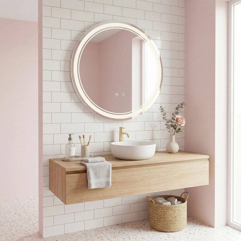 Mirror Rea Soft 70 Led Transparent