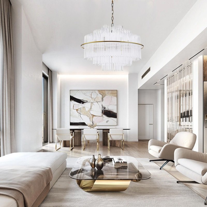 CEILING LAMP CHANDELIER TOOLIGHT APP1654-8CP GOLD 70CM