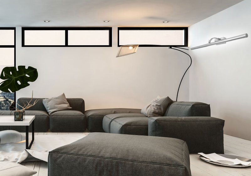 Bathroom Wall LED Light TOOLIGHT APP366-1W Chrome 9W 70cm