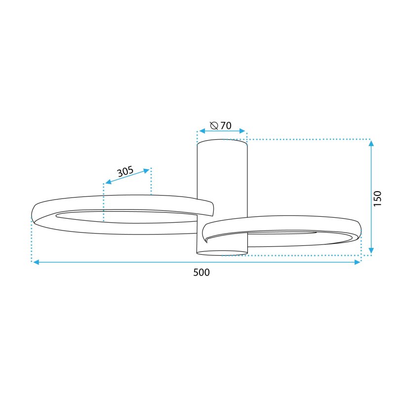 Lamp APP1402-CW Gold