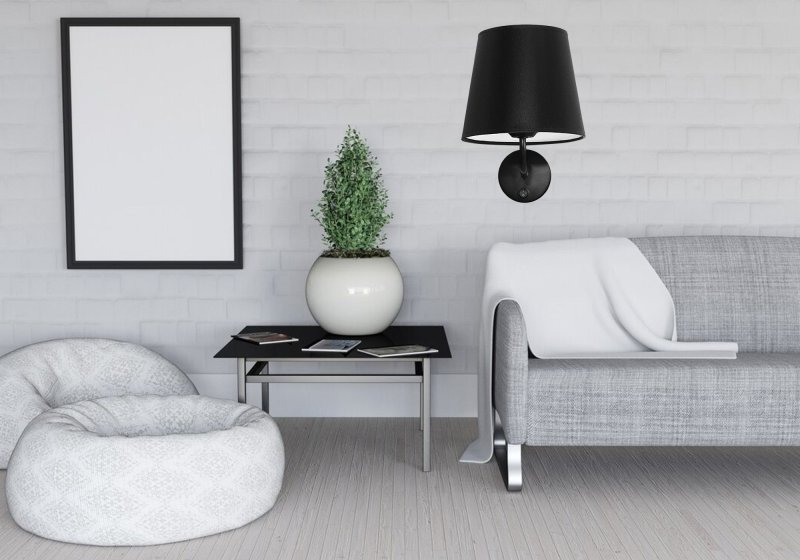 WALL LAMP TOOLIGHT APP1612-1W BLACK