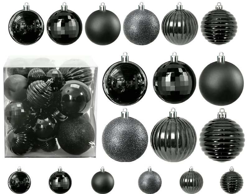 Christmas balls 311433C Silver