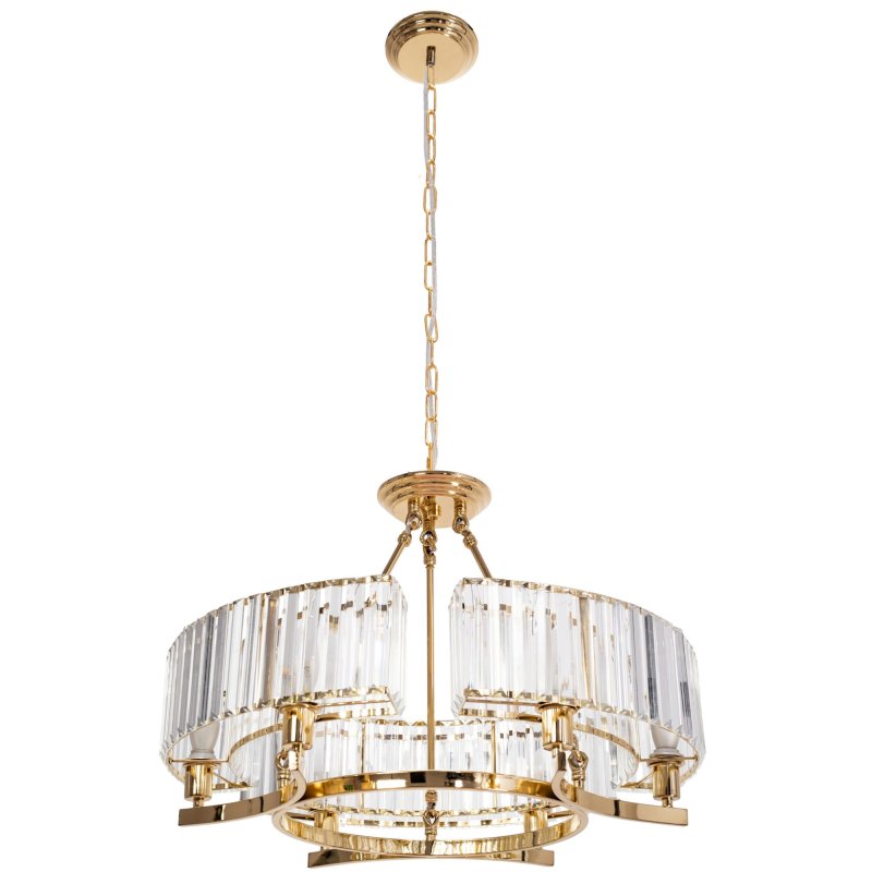Pendant Lamp TOOLIGHT APP789-6C Cristal 6-light points E14 83x83x114cm