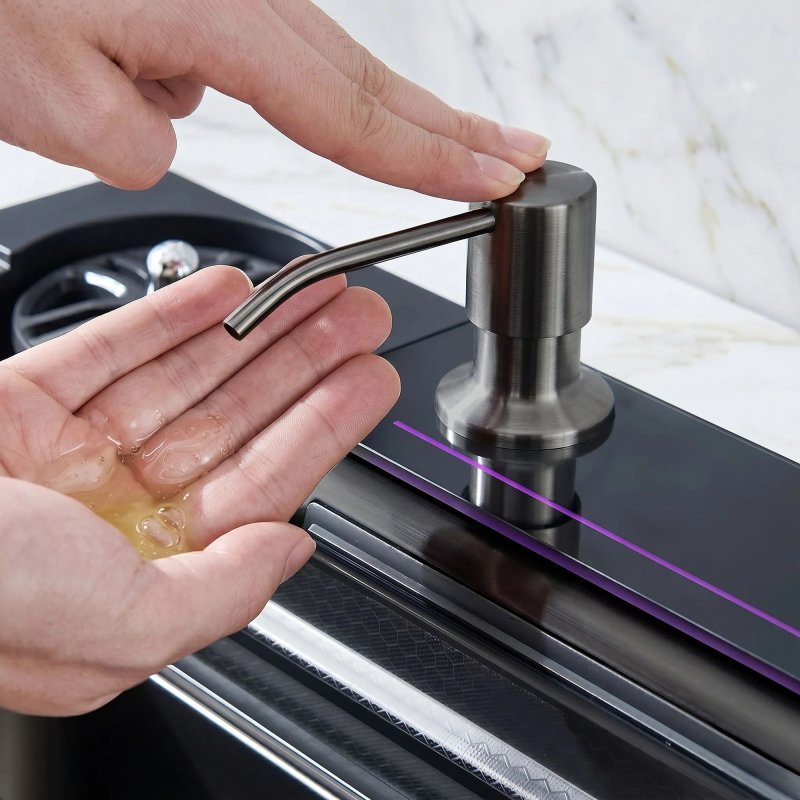 Multifunctional Steel Sink Rea Alonzo 10W1 Black