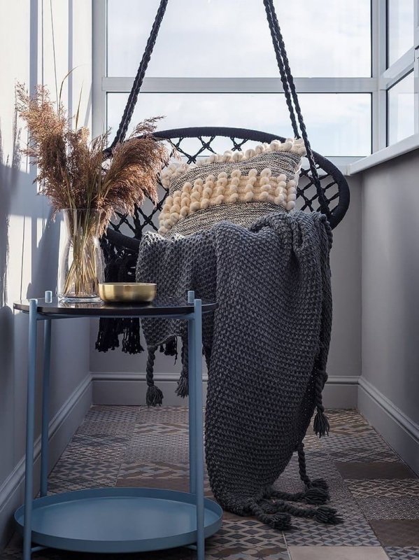 Swing 490129A BLACK 62x33x142cm