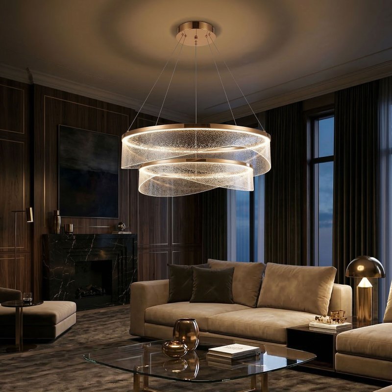 CEILING LAMP CHANDELIER REA G146-2CP GOLD