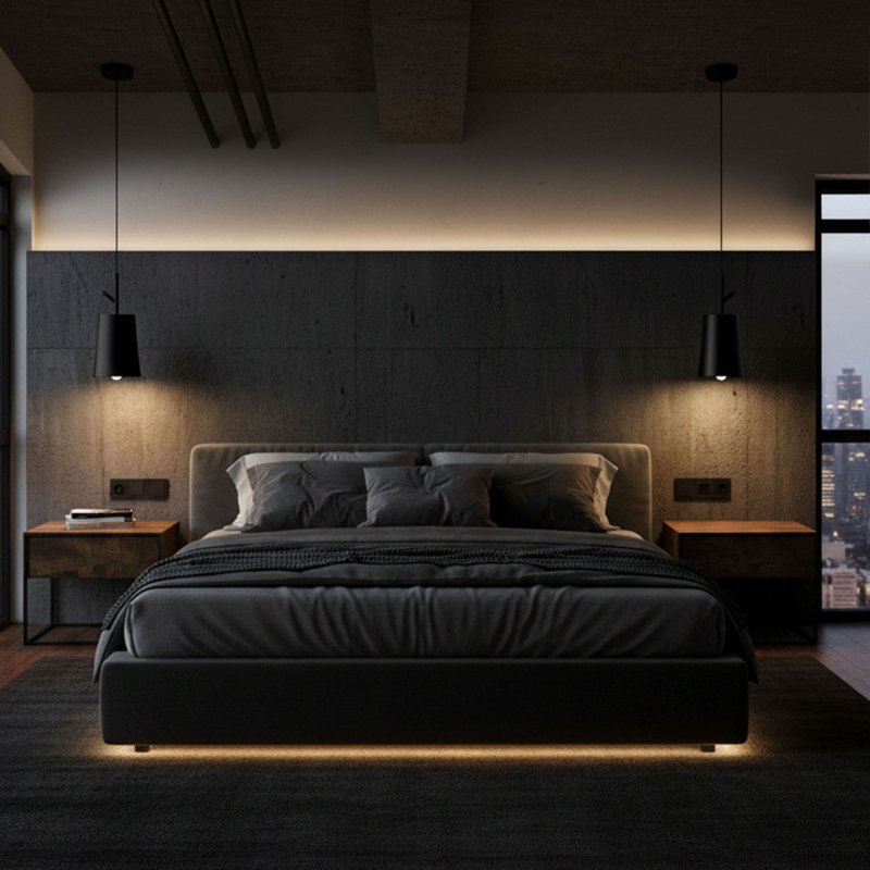 Pendant Lamp TOOLIGHT APP1034-1CP Black 1-light point E27 13x13x26,5-107cm