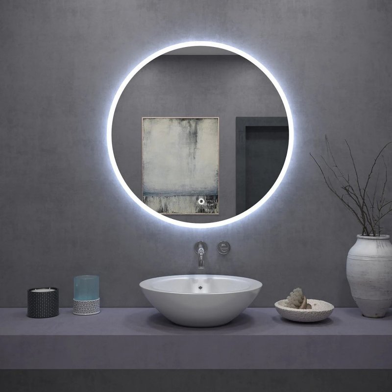 Bathroom LED Mirror REA FFJ 80cm
