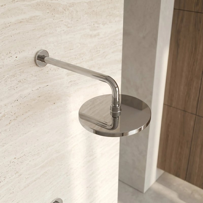 Rea Round Shower Arm Js-9021 40cm Chrome