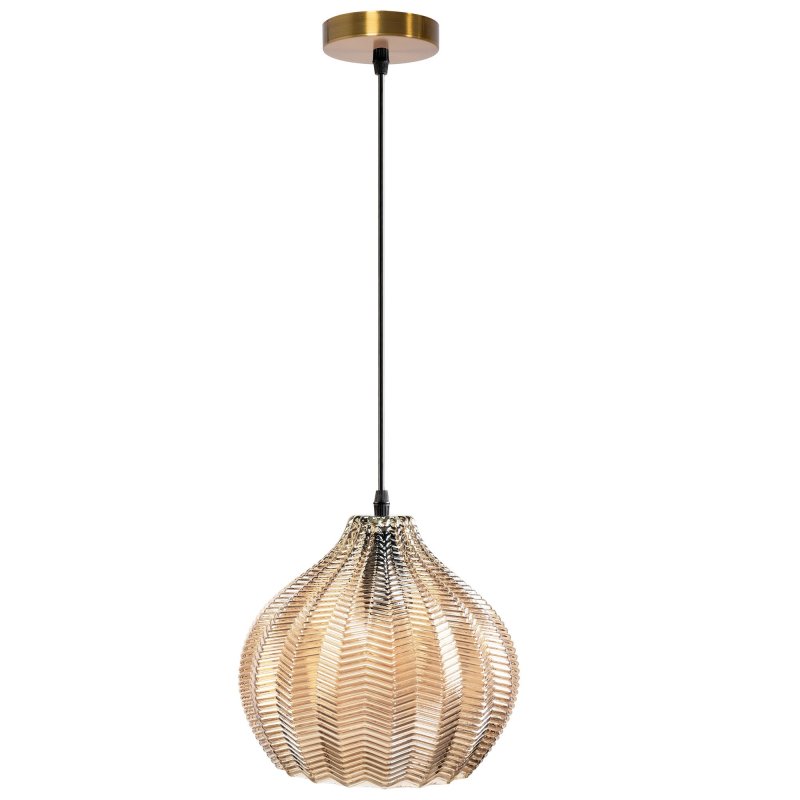 Pendant Lamp TOOLIGHT APP893-1CP Retro Glass Round 1-light point E27 23x23x20,5-110,5cm