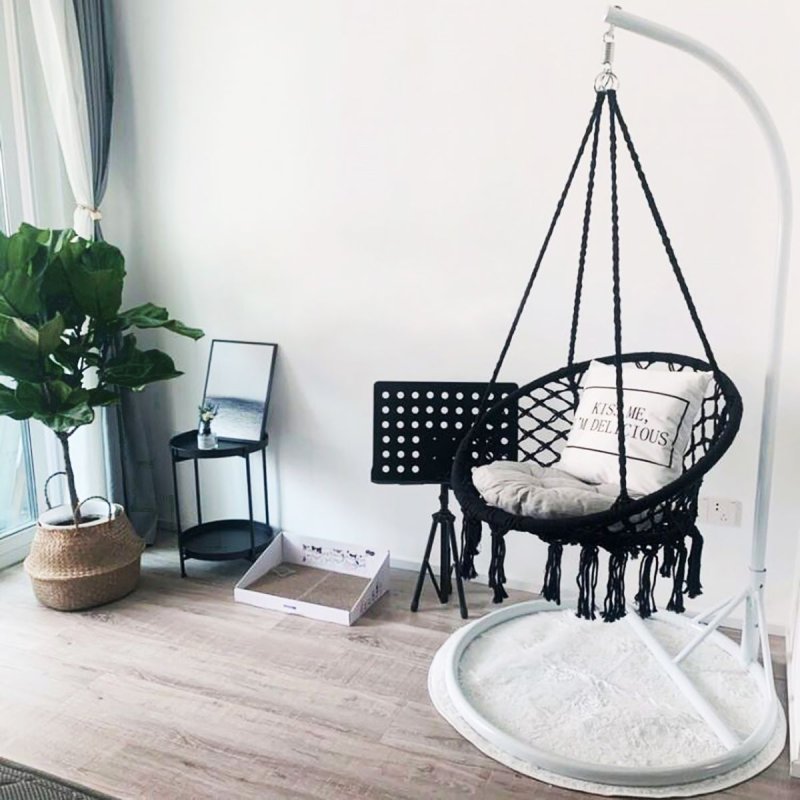 Swing 490129A BLACK 62x33x142cm